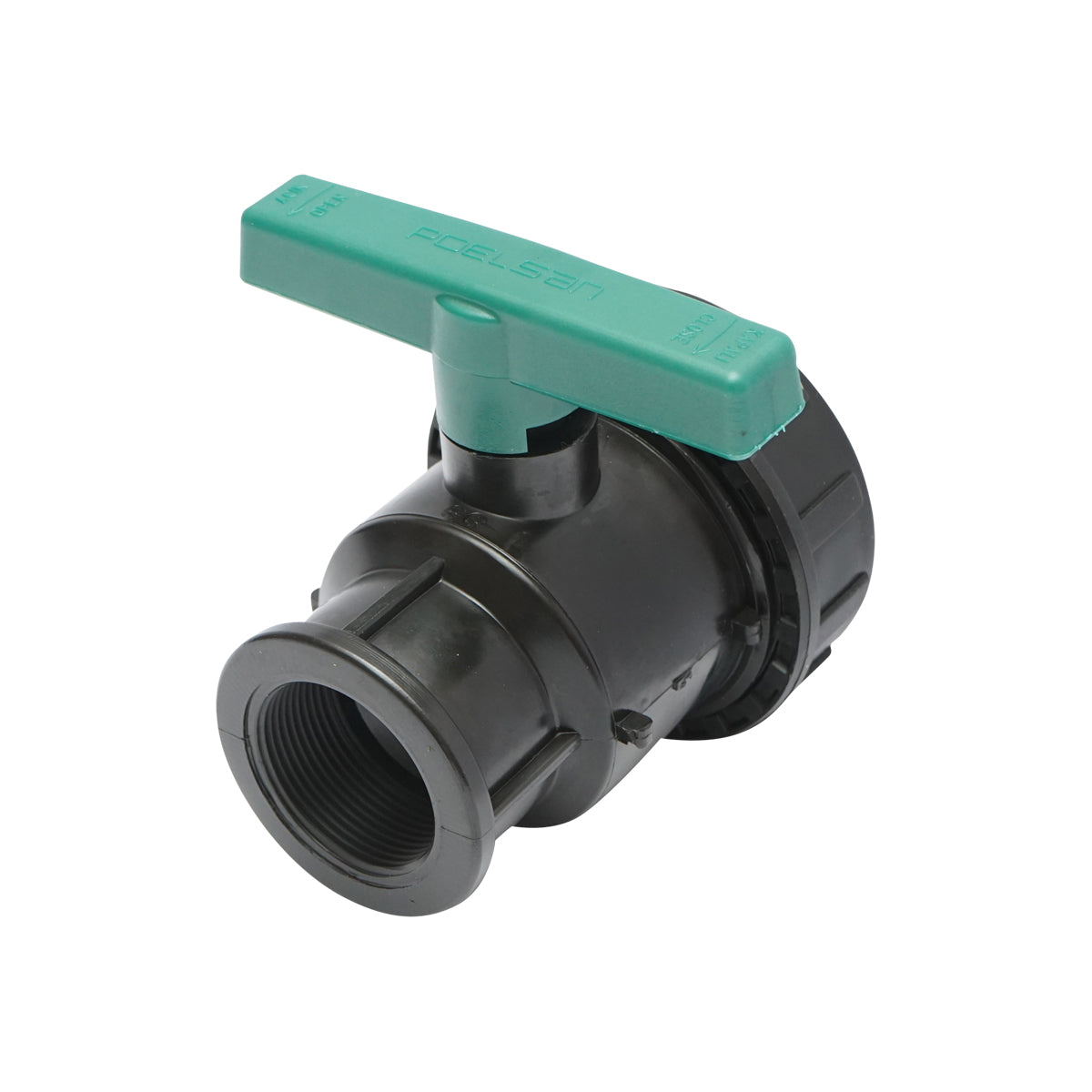 Ball valve connector, internal thread D11/2x11/2 toll, PN10, for irrigation systems